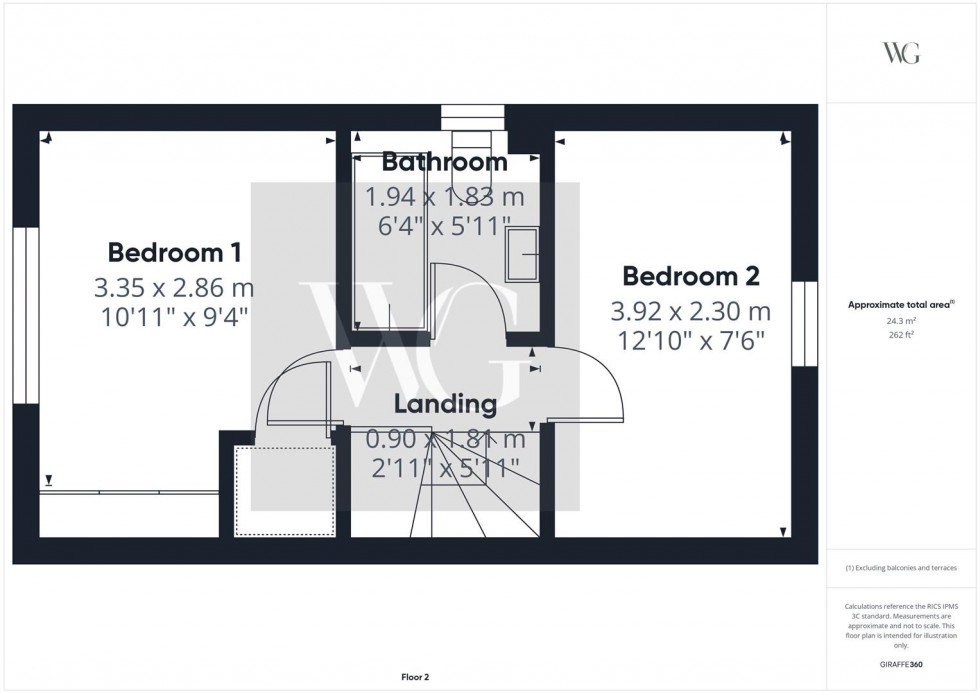Floorplan for 53 Nalton Drive, Driffield, YO25 5GE