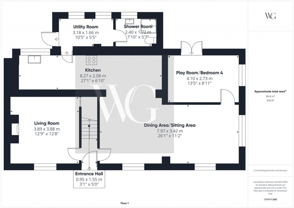 Floorplan for Bridge Bran Lodge, 11 Front Street, Middleton On The Wolds, Driffield, YO25 9UA
