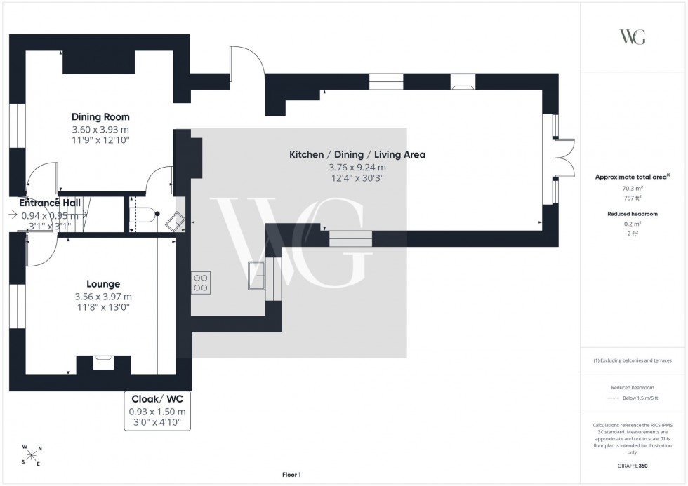 Floorplan for Main Street, Garton-On-The-Wolds, YO25