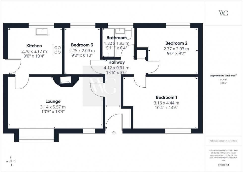 Floorplan for Thorndale Croft, Wetwang, YO25