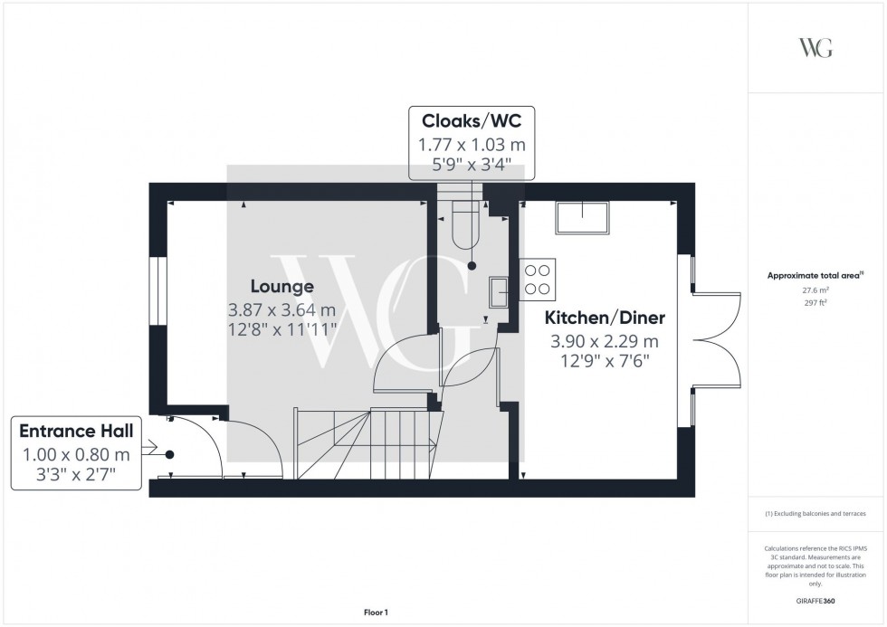 Floorplan for Nalton Drive, Driffield, YO25