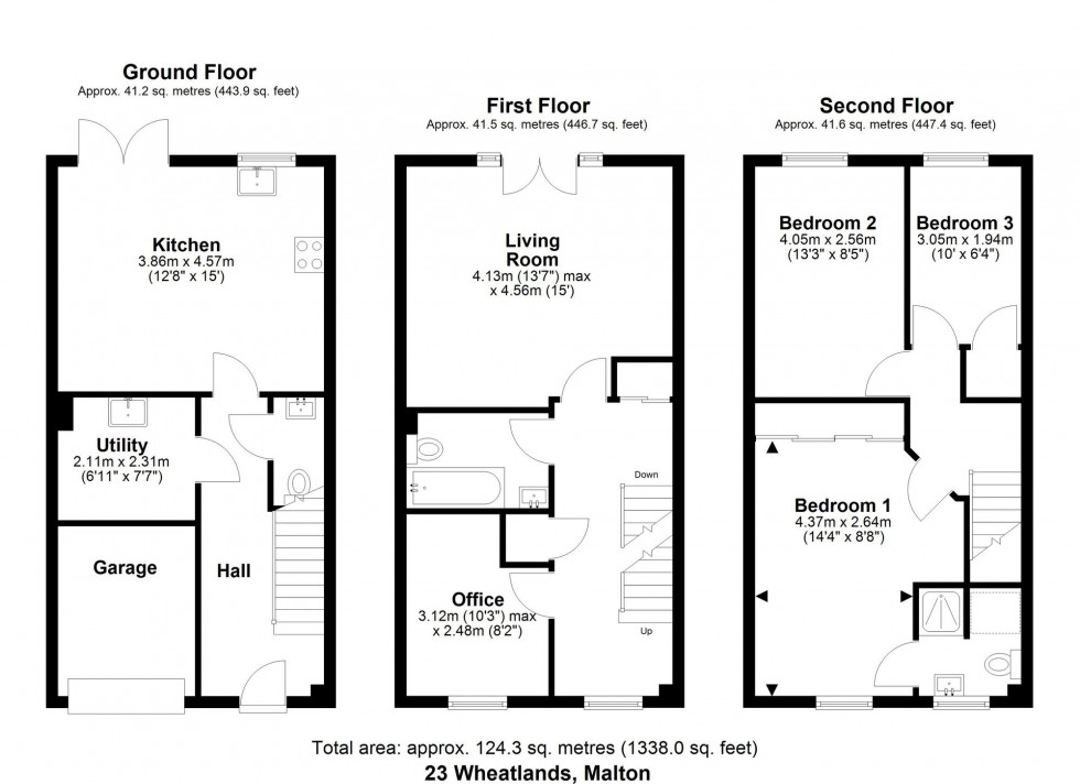 Floorplan for Wheatlands, Malton, YO17