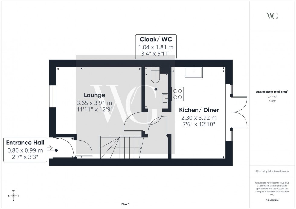 Floorplan for Nalton Drive, Driffield, YO25