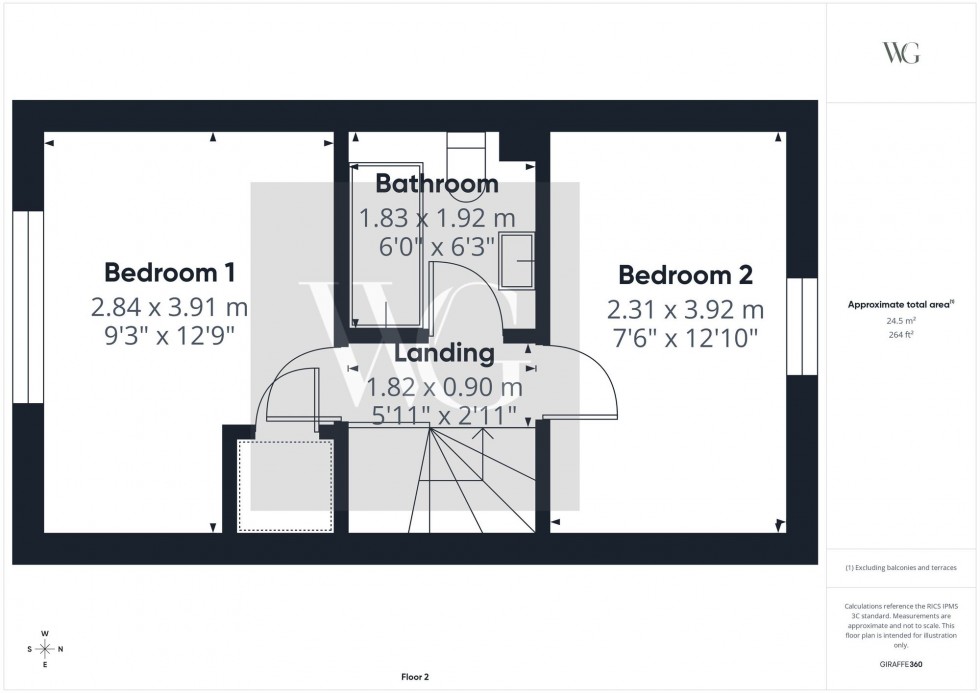 Floorplan for Nalton Drive, Driffield, YO25