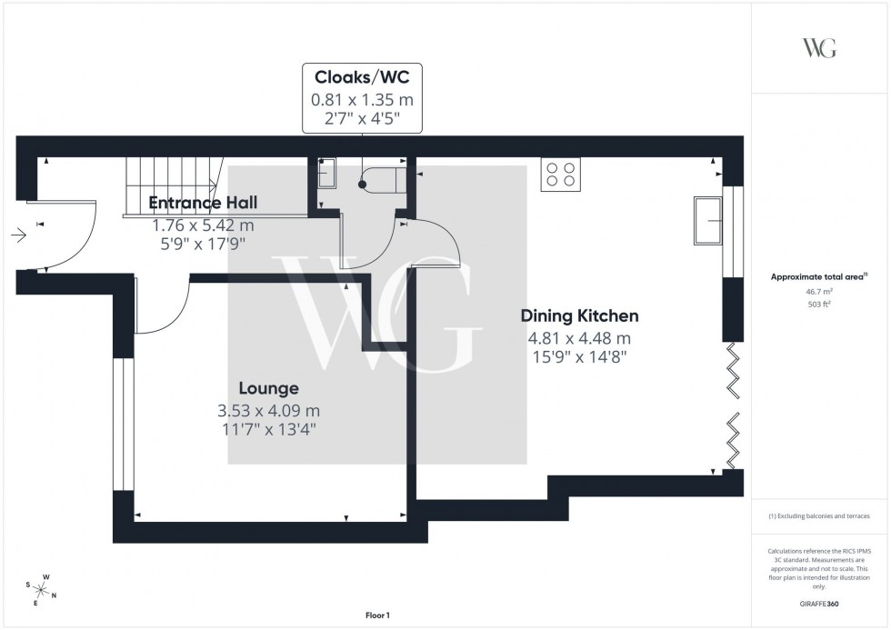 Floorplan for Southfield Close, Driffield, YO25