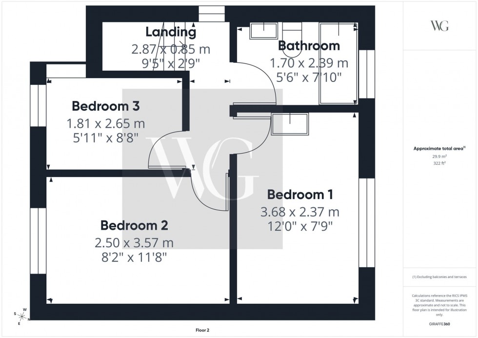 Floorplan for Southfield Close, Driffield, YO25