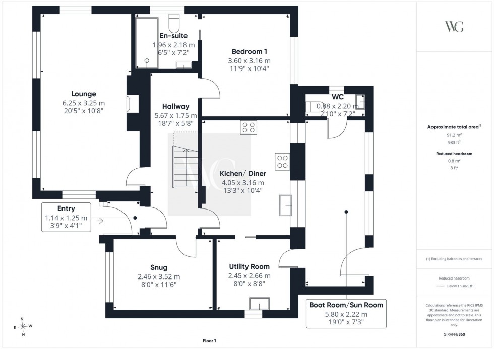 Floorplan for Chantry Meadows, Kilham, YO25