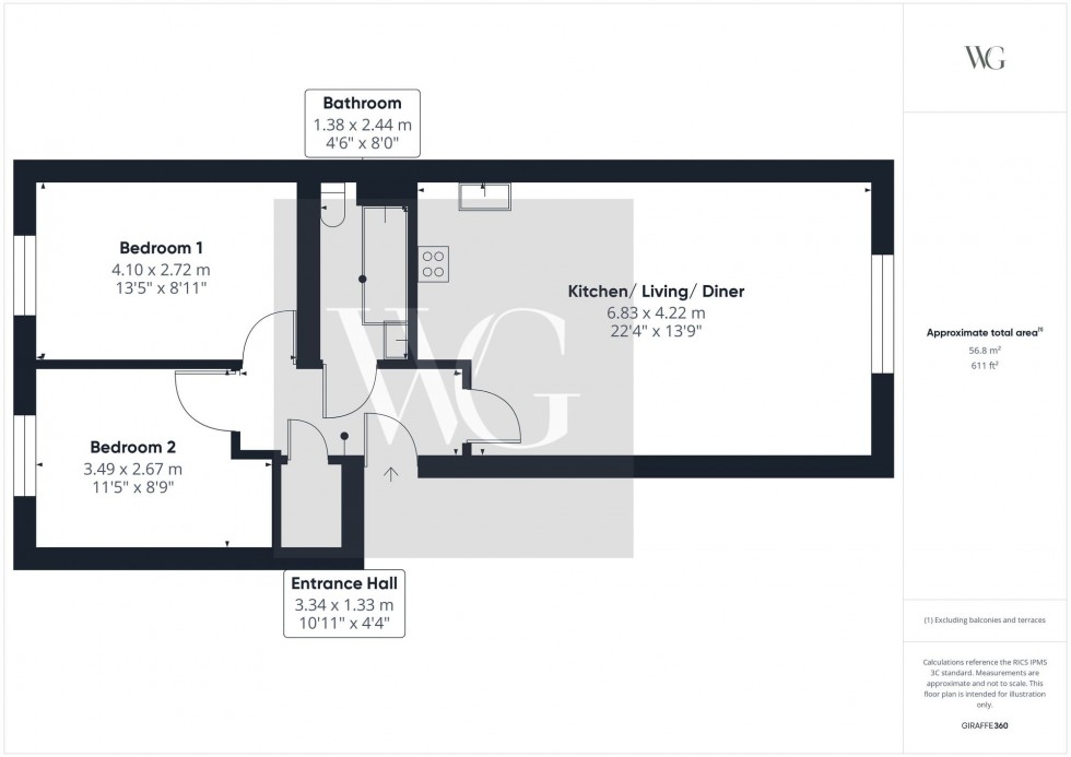Floorplan for Easingwood Way, Driffield, YO25