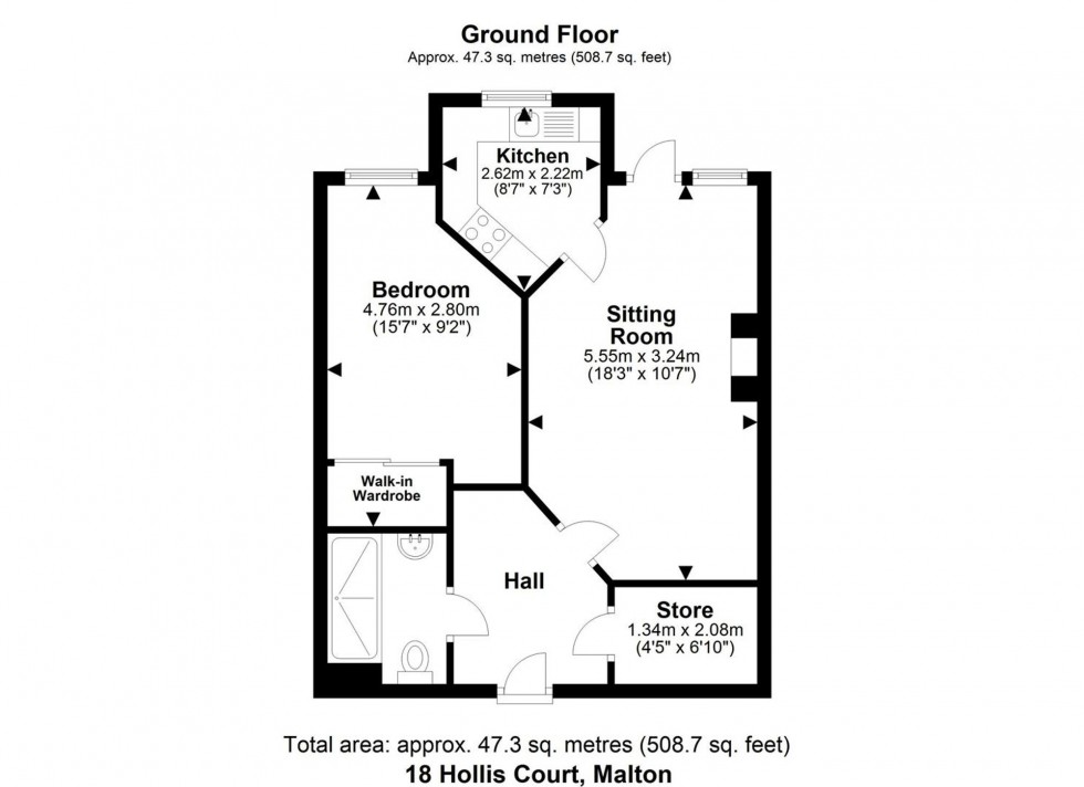 Floorplan for Castle Howard Road, Malton, YO17