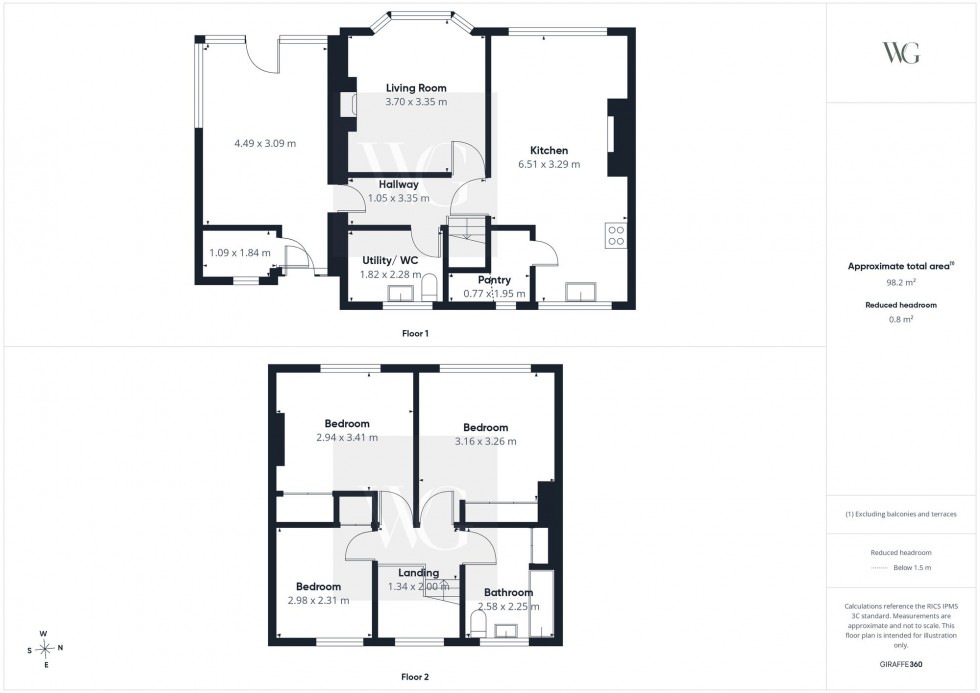 Floorplan for Balksyde, Slingsby, YO62