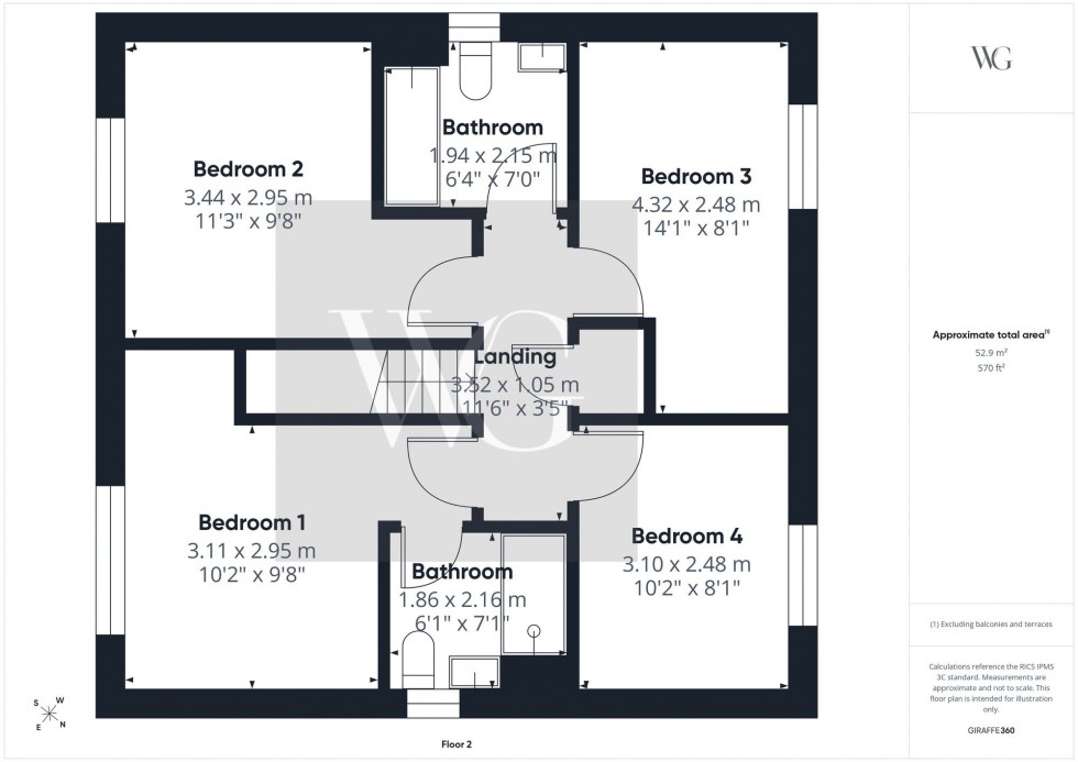 Floorplan for Woodmansey Garth, Driffield, YO25