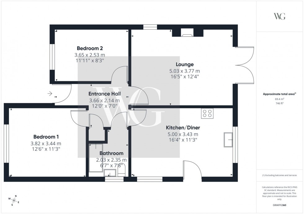Floorplan for Reina Drive, Driffield, YO25