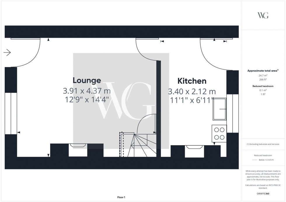 Floorplan for Middle Street, Kilham, YO25