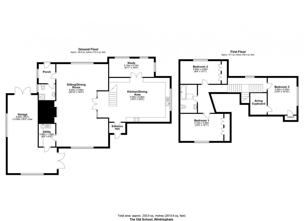 Floorplan for Wintringham, Malton, YO17