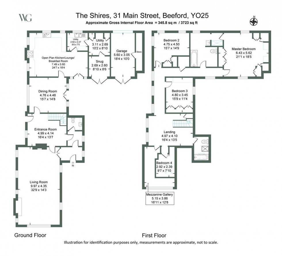 Floorplan for Main Street, Beeford, YO25