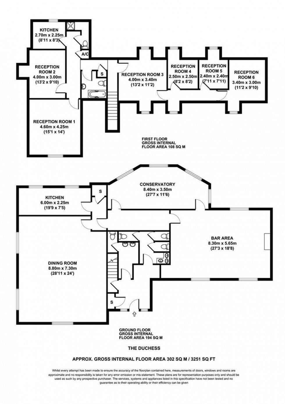 Floorplan for Hovingham Drive, Scarborough, YO12