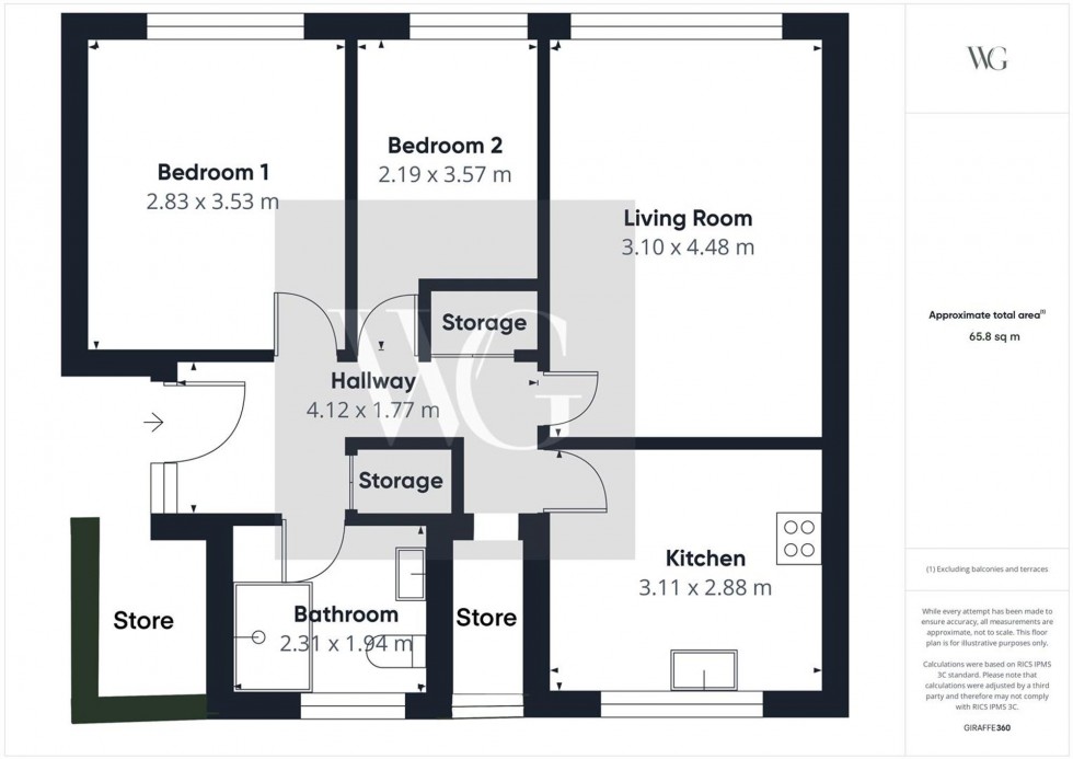 Floorplan for Chestnut Avenue, Malton, YO17