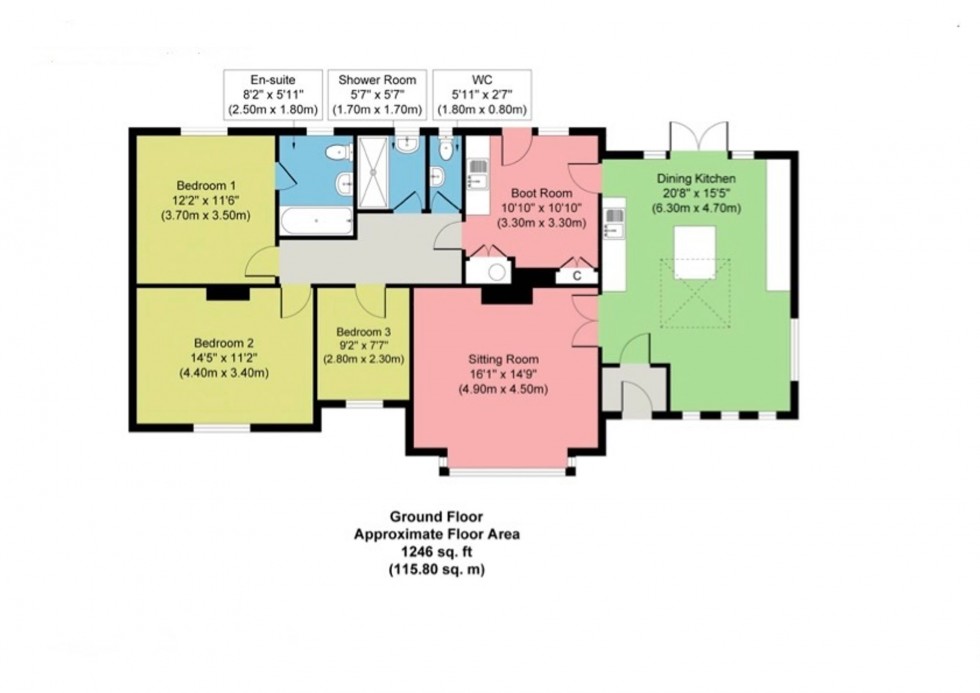 Floorplan for The Balk, Slingsby, YO62