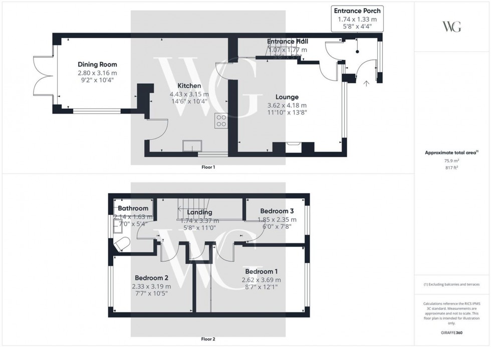 Floorplan for Park Avenue, Driffield, YO25