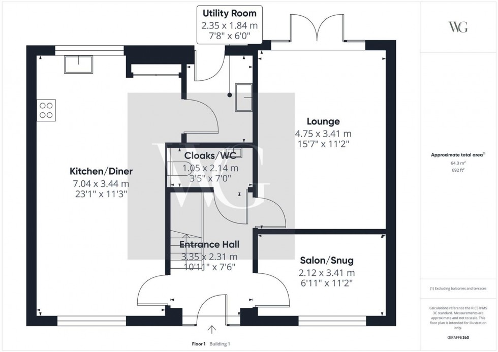 Floorplan for White Avenue, Driffield, YO25