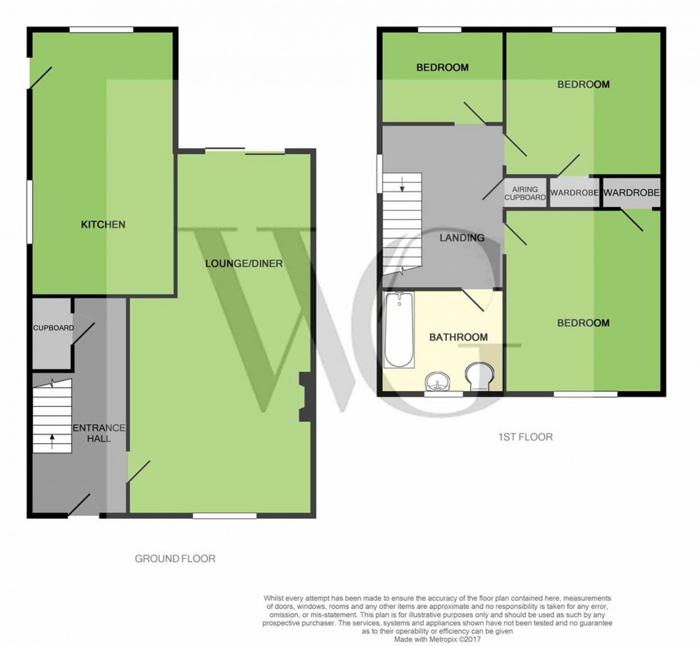 Floorplan for Langley Drive, Norton, YO17