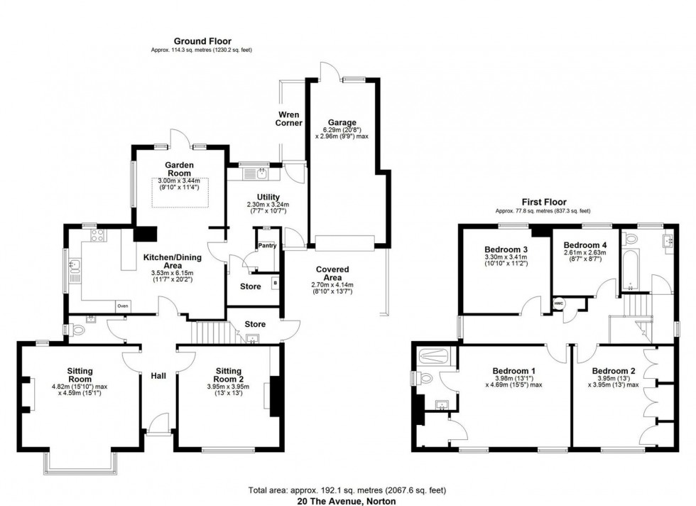 Floorplan for The Avenue, Norton, YO17