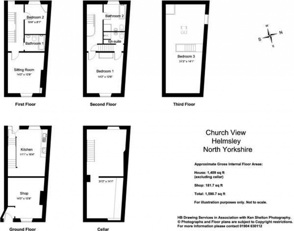 Floorplan for Church Street, Helmsley, YO62