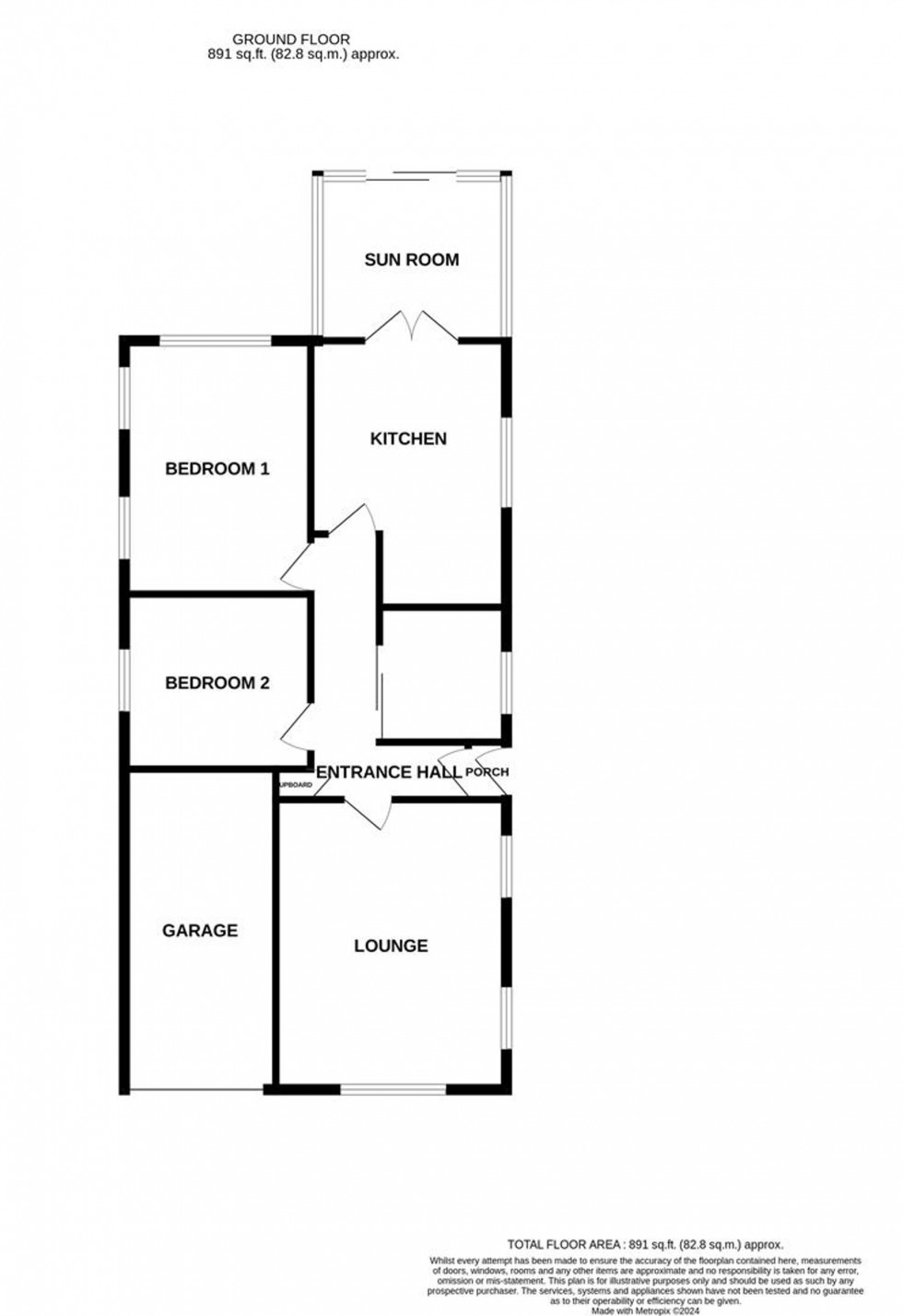 Floorplan for York Road, Driffield, YO25