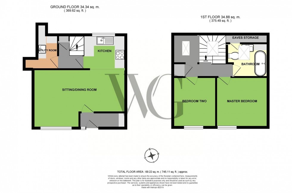 Floorplan for New Lane, Sheriff Hutton, YO60
