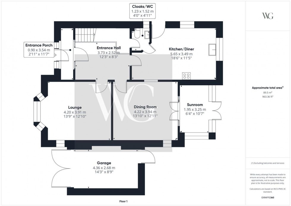 Floorplan for The Avenue, Driffield, YO25