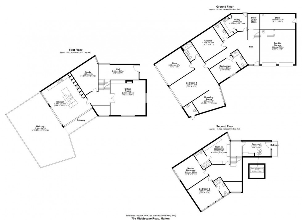 Floorplan for Middlecave Road, Malton, YO17