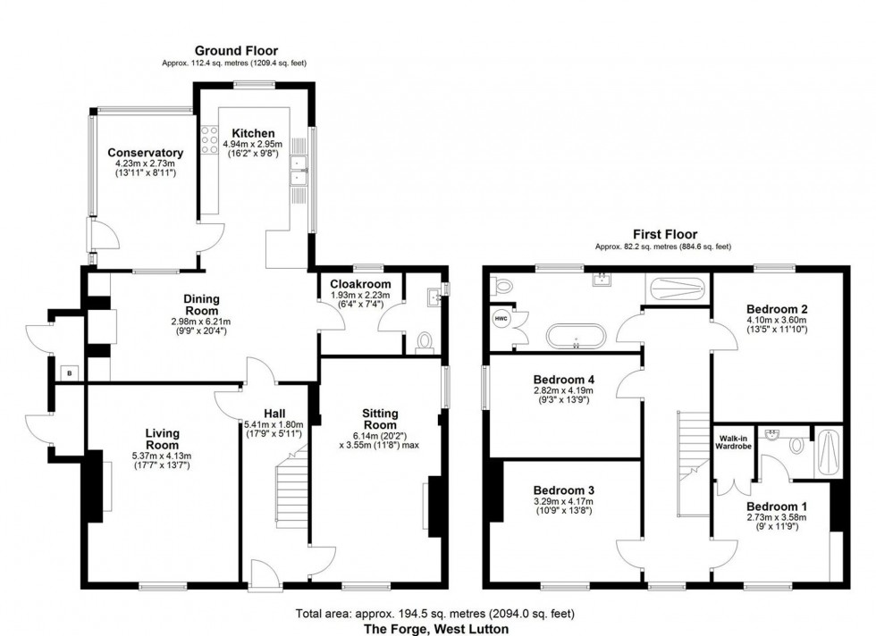 Floorplan for West Lutton, Malton, YO17