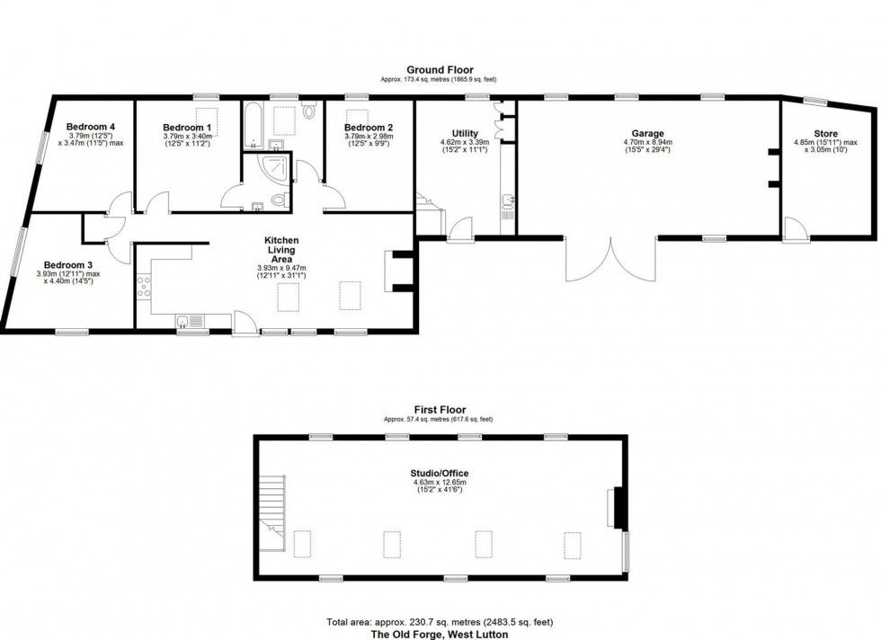 Floorplan for West Lutton, Malton, YO17