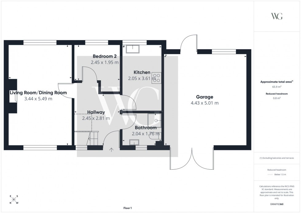 Floorplan for Main Street, Gillamoor, YO62