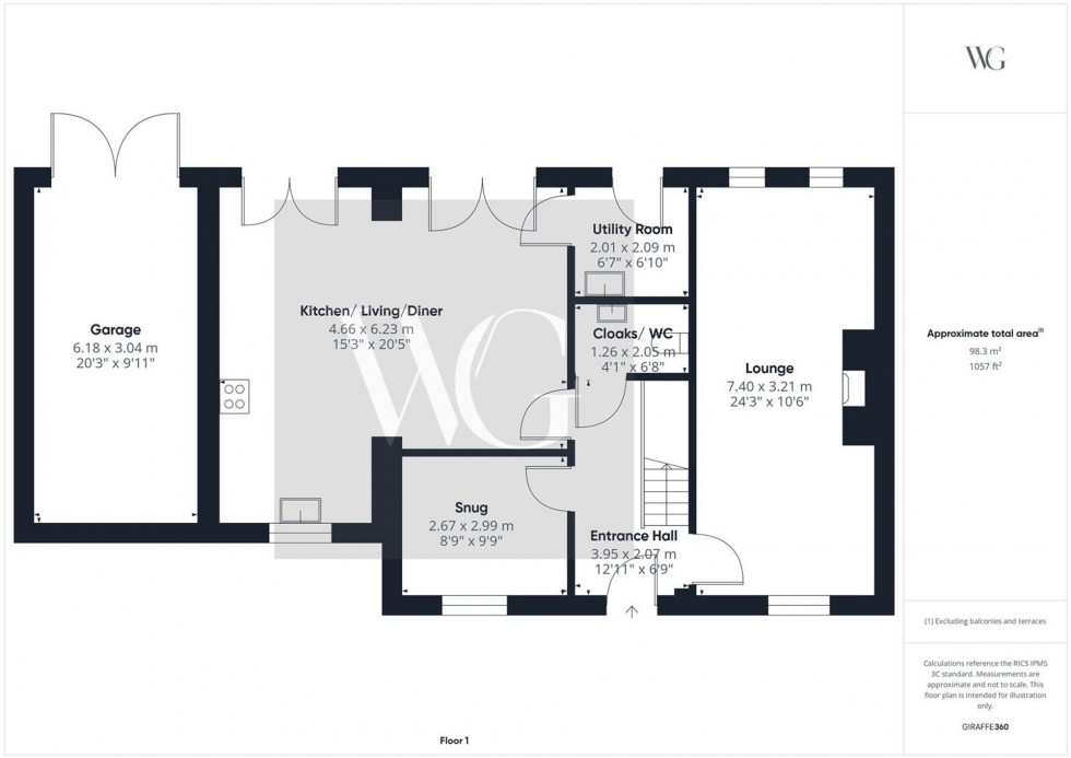 Floorplan for Burton Road, Kilham, YO25