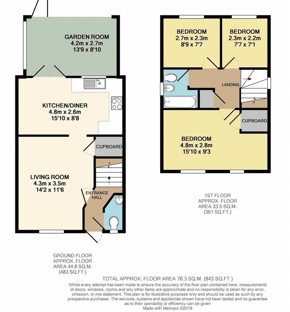 Floorplan for Priorpot Lane, Norton, YO17