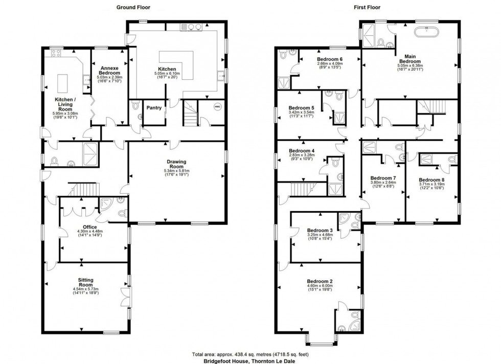 Floorplan for Chestnut Avenue, Thornton-Le-Dale, YO18