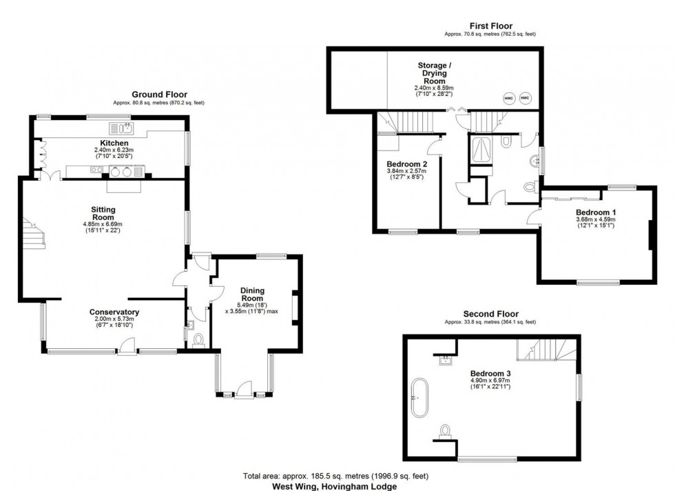 Floorplan for Hovingham, Hovingham Lodge, YO62