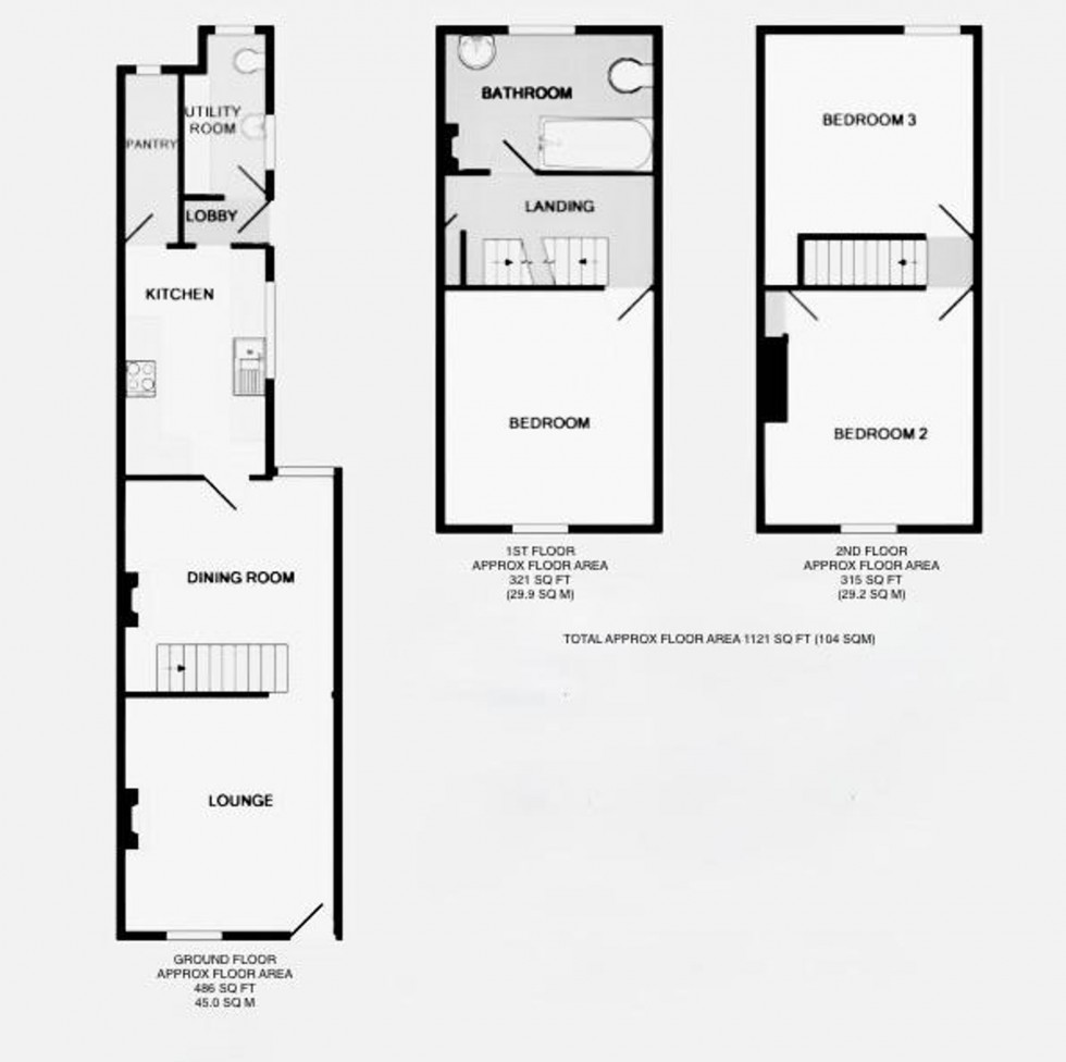 Floorplan for Commercial Street, Norton, YO17
