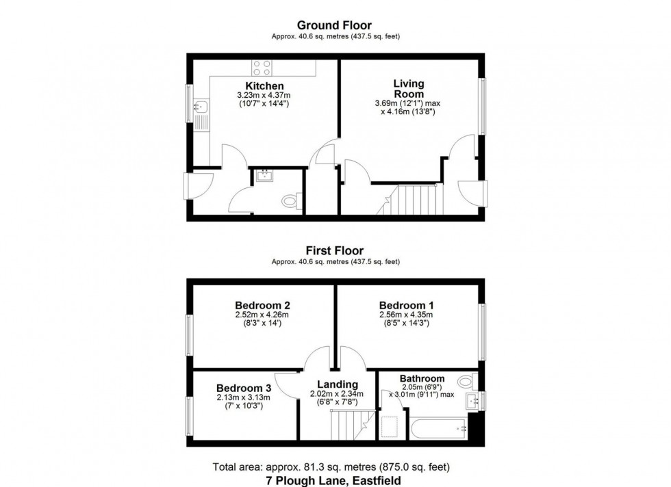 Floorplan for Plough Lane, Eastfield, YO11