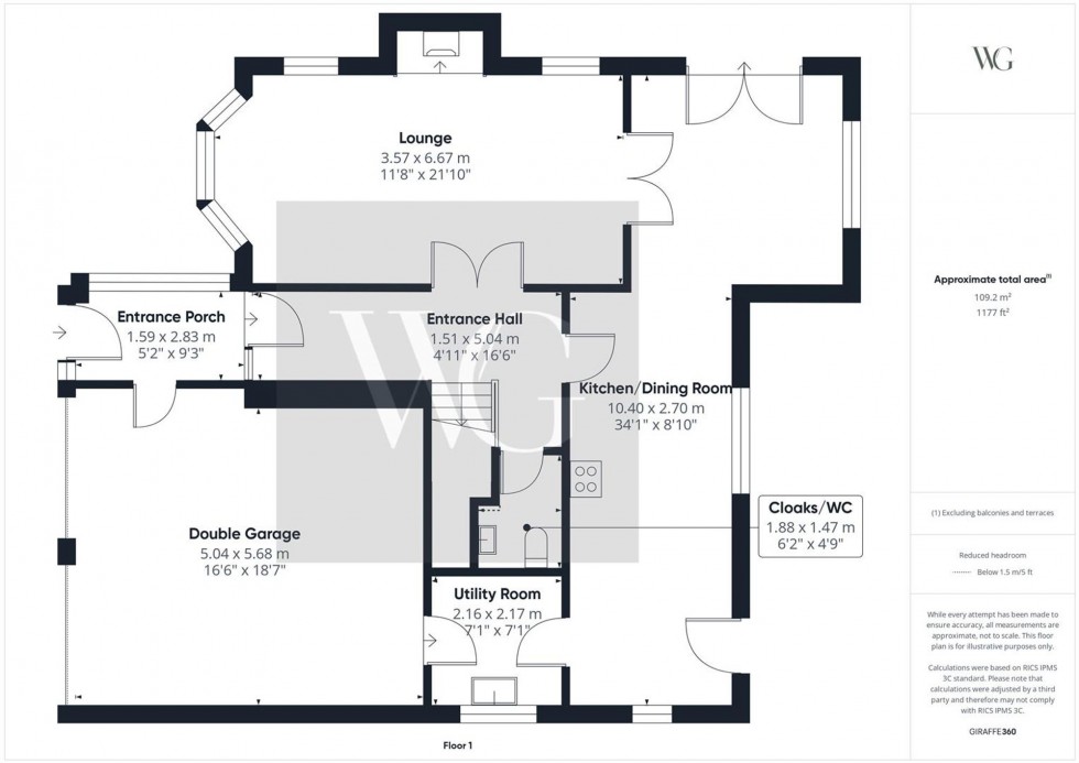 Floorplan for Back Lane, North Dalton, YO25