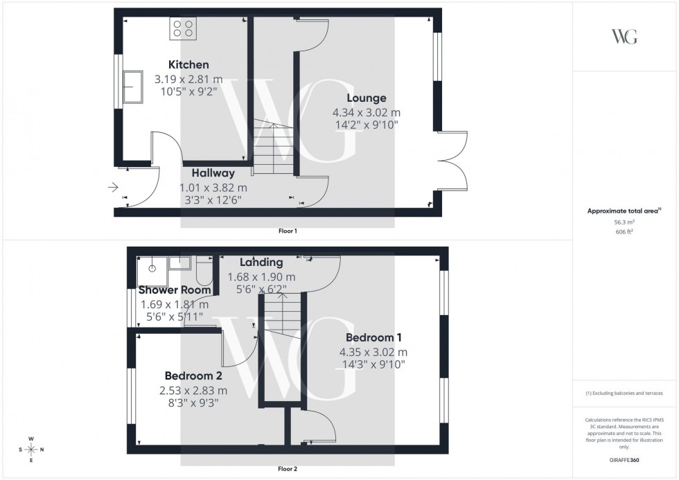 Floorplan for The Meadows, Foxholes, YO25