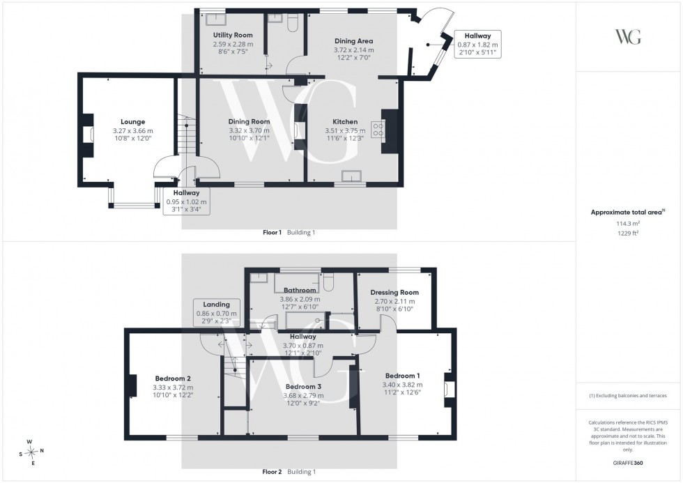 Floorplan for West End, Kilham, YO25