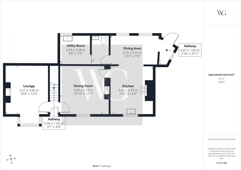 Floorplan for West End, Kilham, YO25
