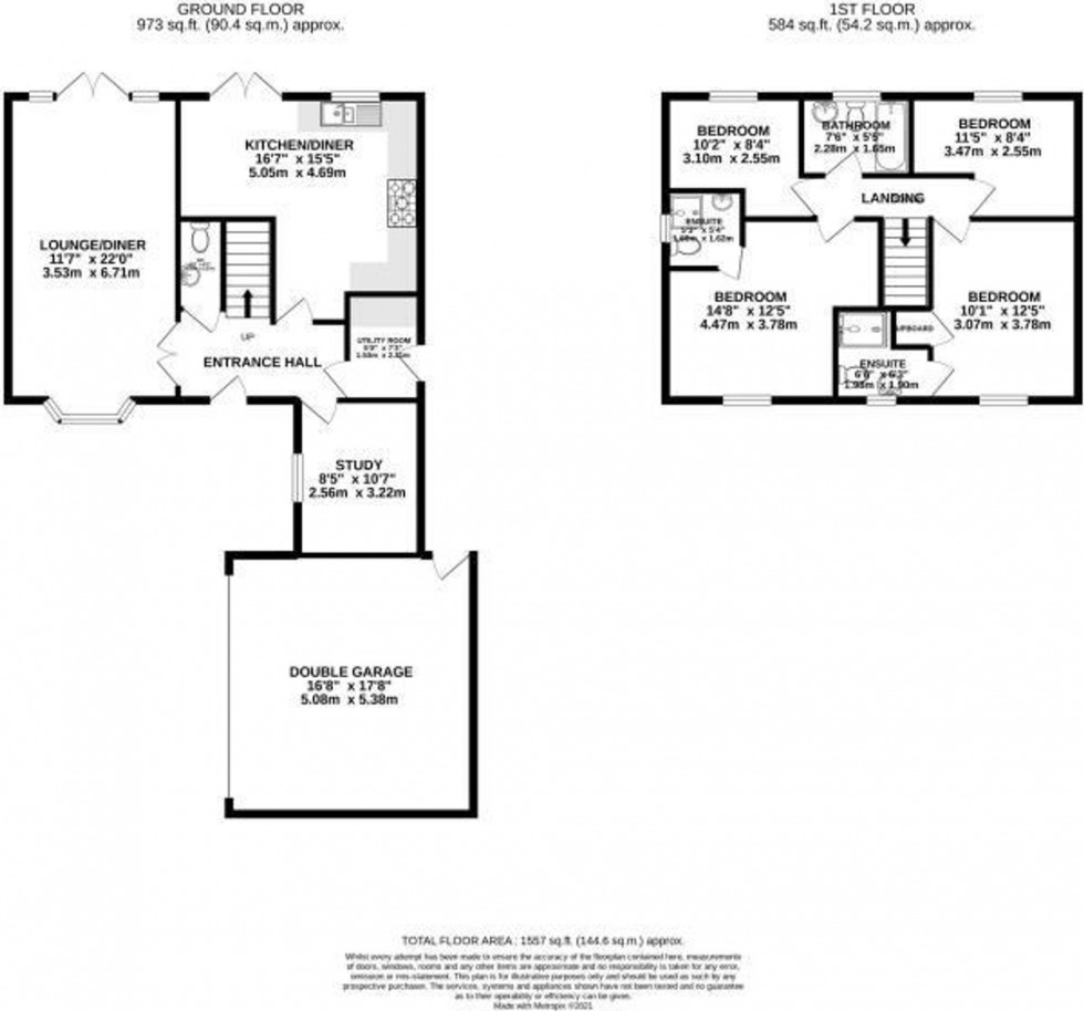 Floorplan for Dairy Way, Norton, YO17