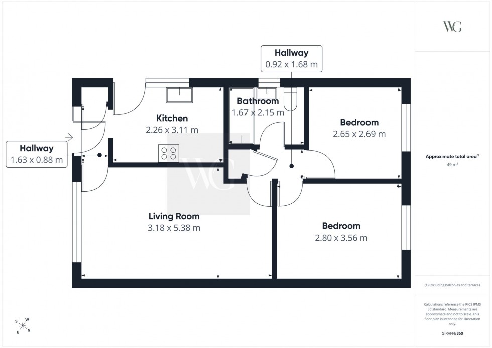 Floorplan for Fitzjohn Close, Malton, YO17