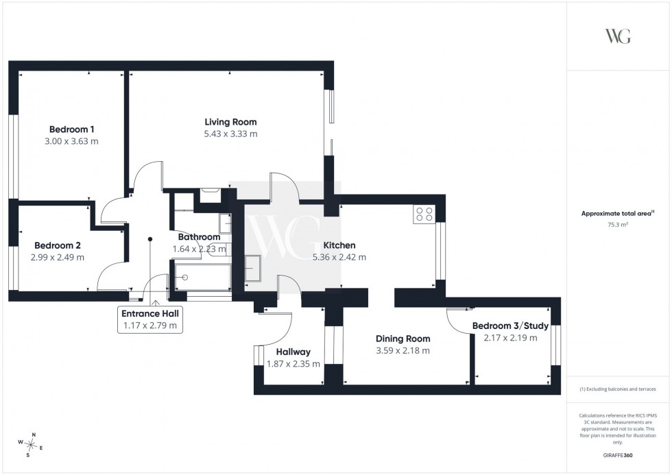 Floorplan for Leat Close, Norton, YO17
