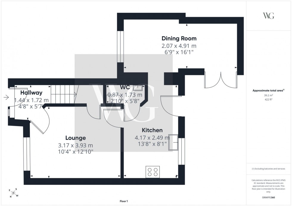 Floorplan for Wansford Road, Driffield, YO25