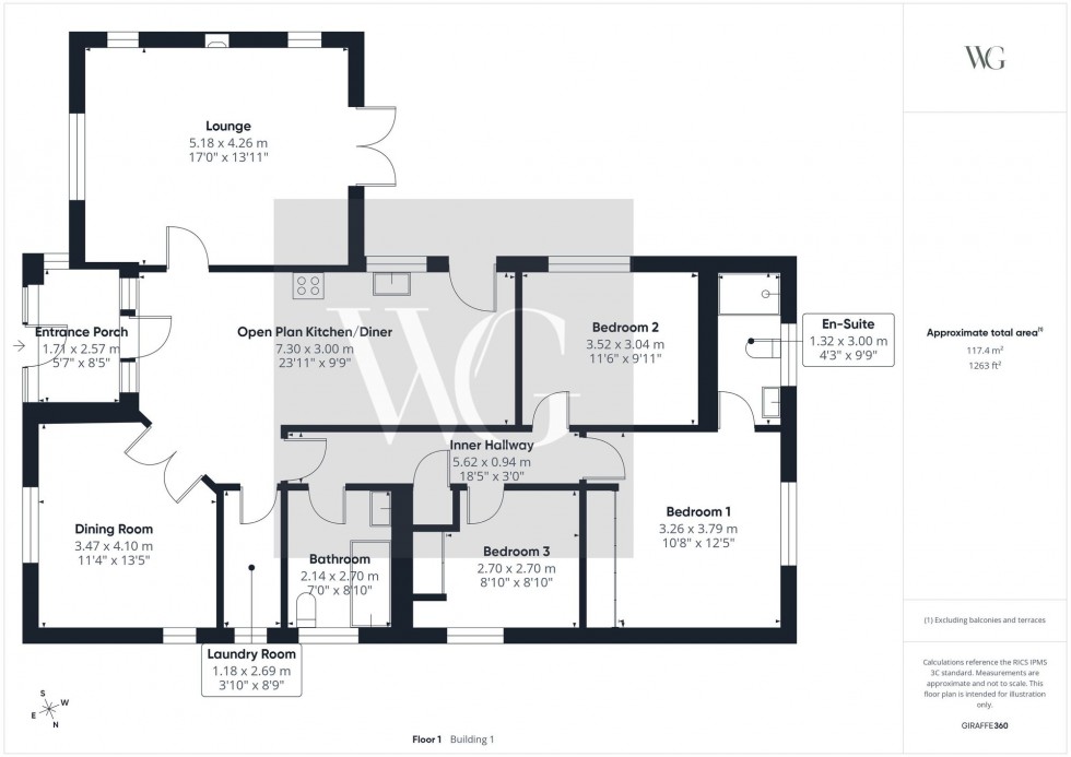 Floorplan for Hymers Close, Brandesburton, YO25