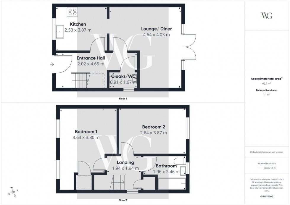 Floorplan for Turnbull Gardens, Kilham, YO25